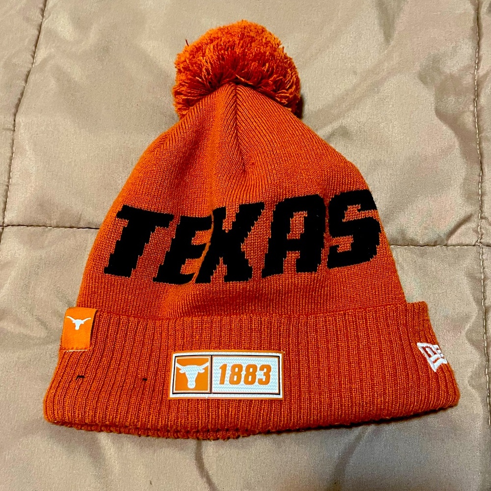 New Era Texas Mens Beanie - Orange